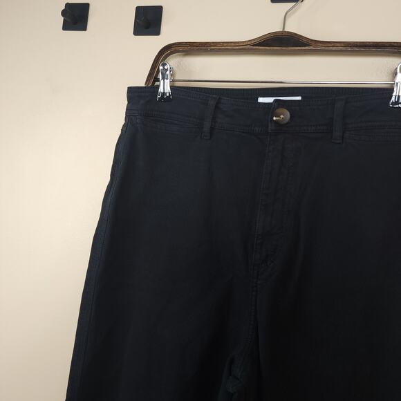 Loft High Waist Wide Leg in Black Size 31 - Picture 4 of 11